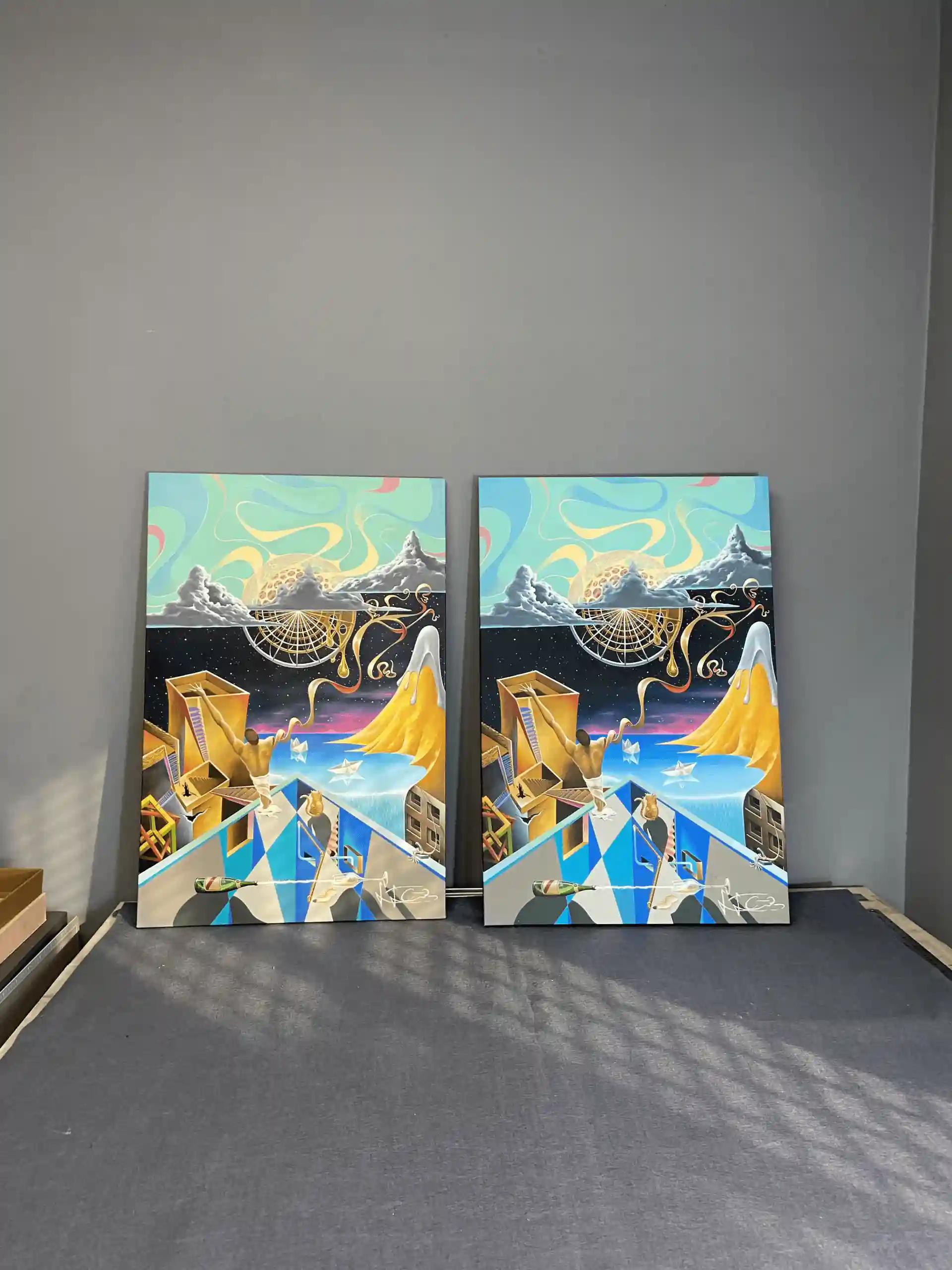 Trabalho em canvas Fine Art a partir de digitalização de imagem