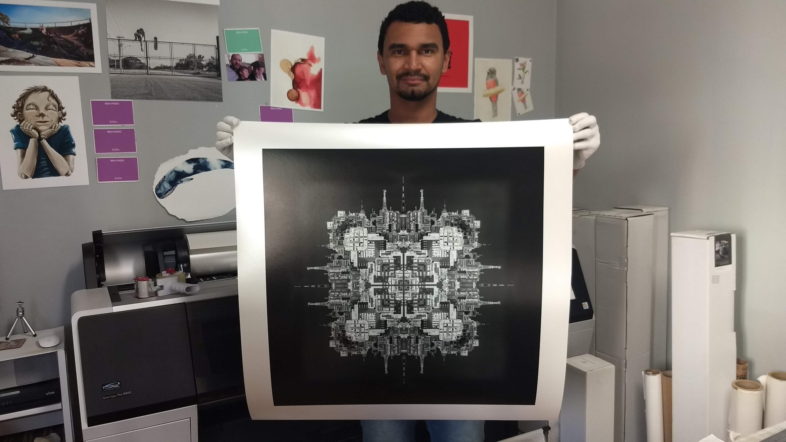 Impressão Fine Art para venda de obras: edição, assinatura e apresentação
