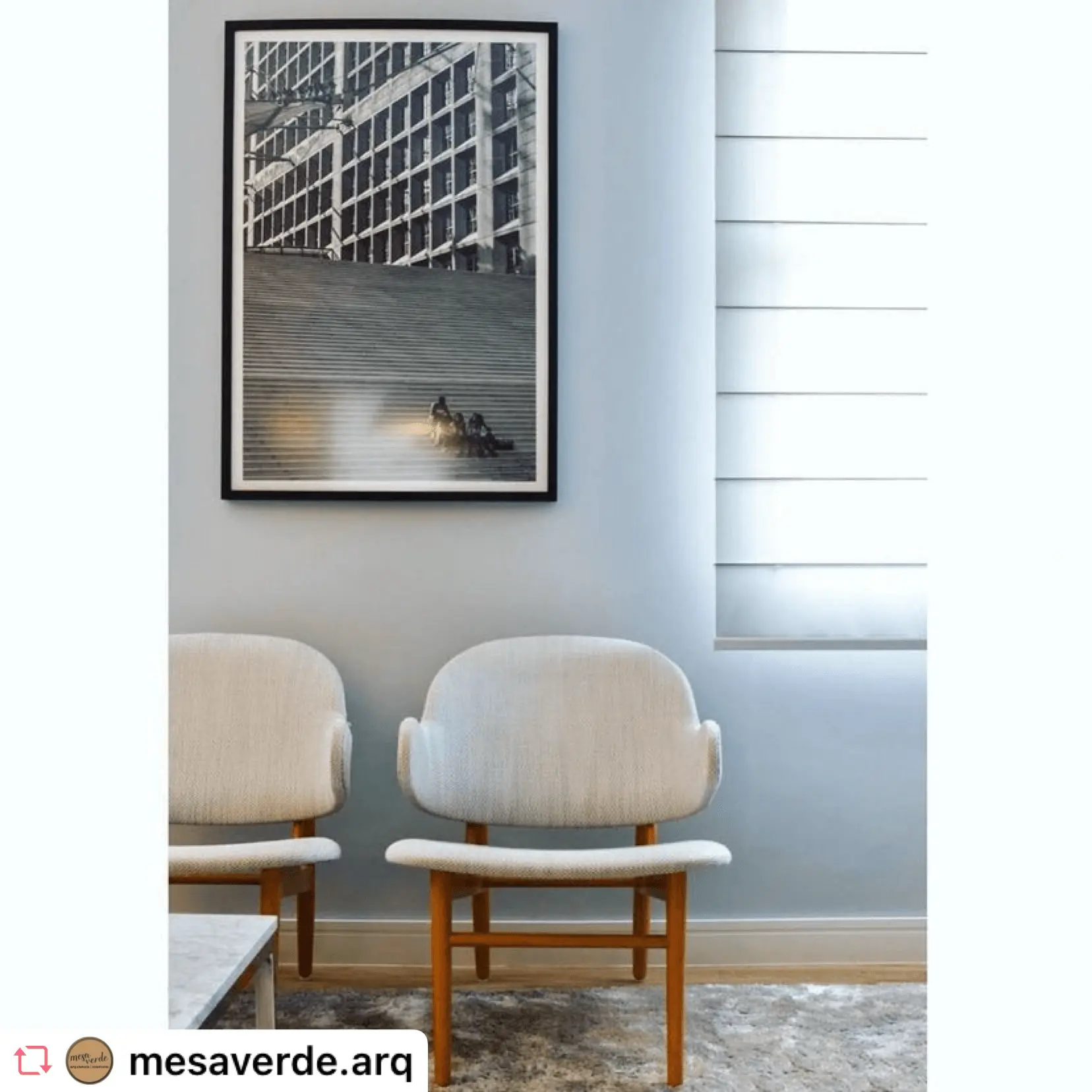 Impressão Fine Art para Mesa Verde Arquitetura