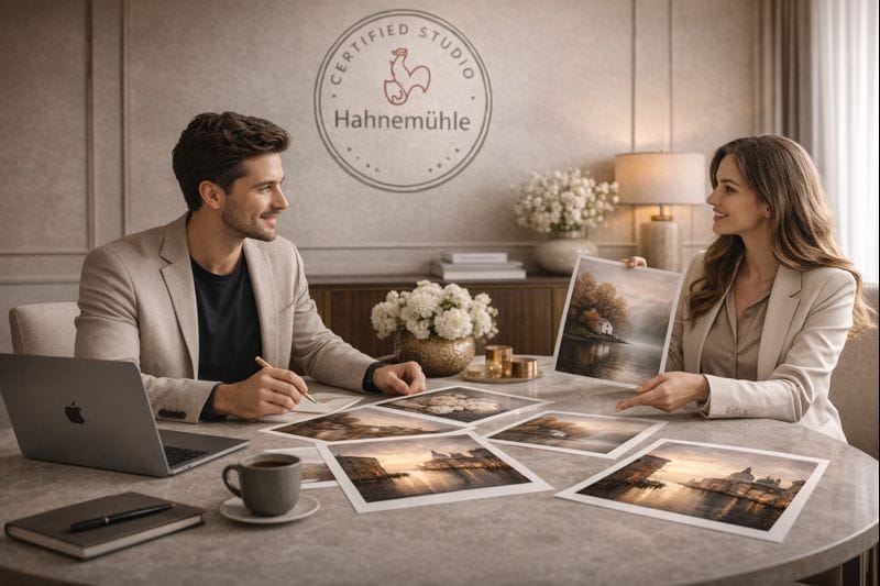 Transforme suas fotos em quadros prontos: avaliamos, ajustamos e imprimimos com padrão Fine Art (Hahnemühle). Entrega com ou sem moldura.