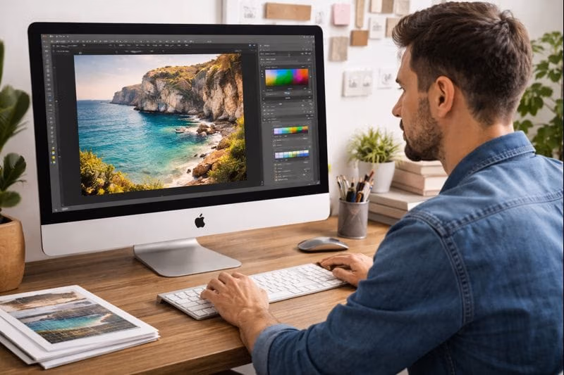 O ajuste das imagens é fundamental para um impressão fine art de qualidade